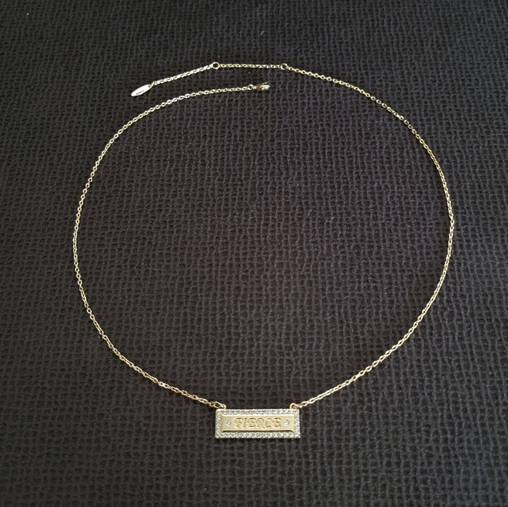 Lulu DK "Fierce"💪 Stationary Bar Necklace - NWOT - Picture 13 of 15